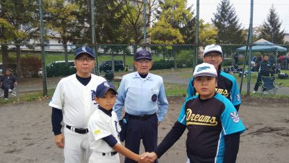 【速報】1回戦・野幌ファイターズ×大谷地東ドリームス＜道新スポーツ旗＞ 