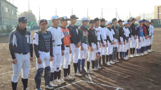 北海道リトルシニア選抜チーム、日台会長杯へ挑む 
