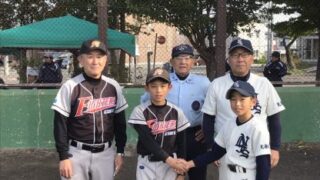 【記録】準決勝・野幌ファイターズ×厚別ファイターズ＜道新スポーツ旗＞ 