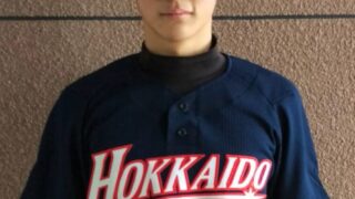 選手名鑑 ⑩大津 綾也(せたな町北檜山中・野球部) 