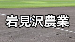 岩見沢農業ベンチ入り＜2026秋＞ 