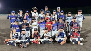 木下チームが11－10で競り勝つ　21得点の打撃戦で交流深める 