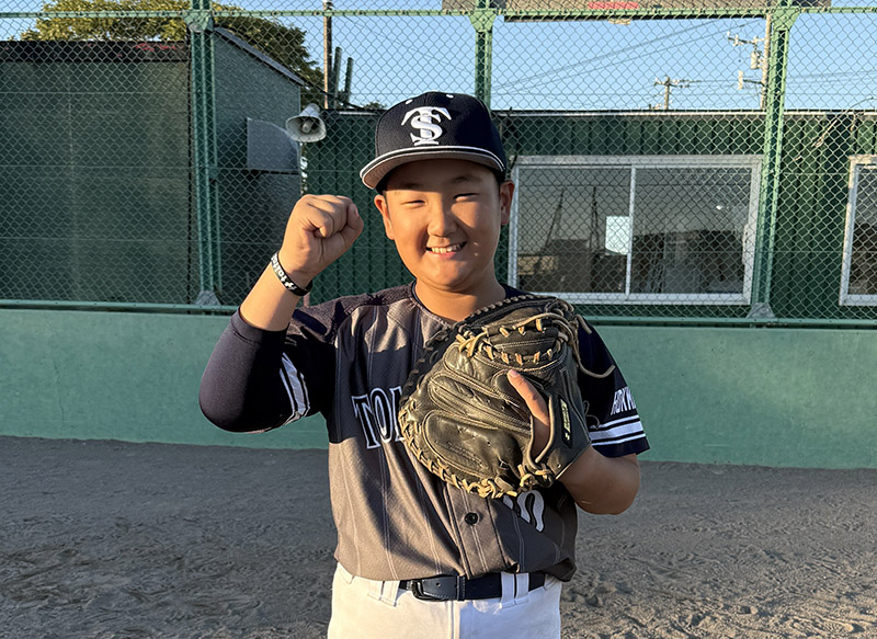主将の一関斗夢（苫小牧選抜）