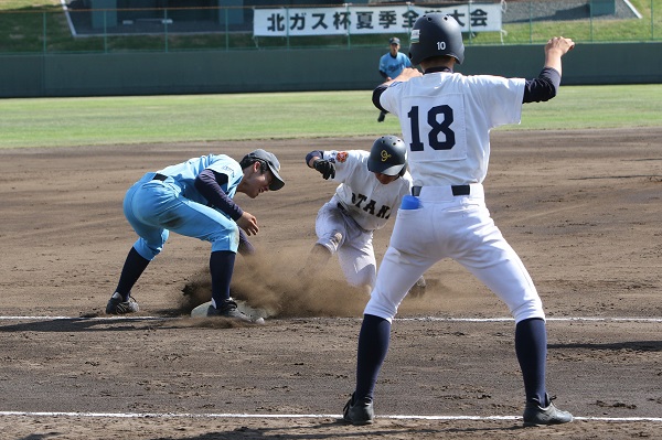 14日、栗沢球場＜北ガス杯＞ 