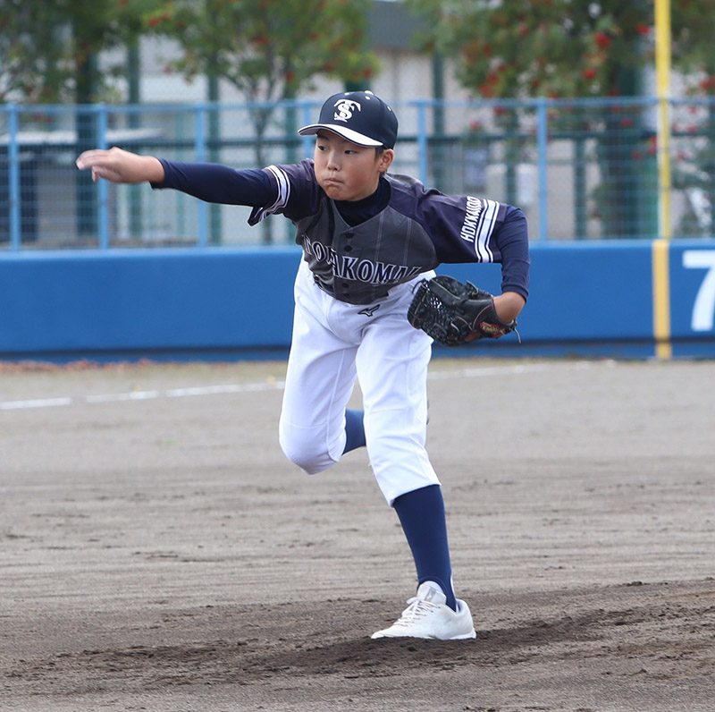 練習試合より（9月26日、少年野球場）