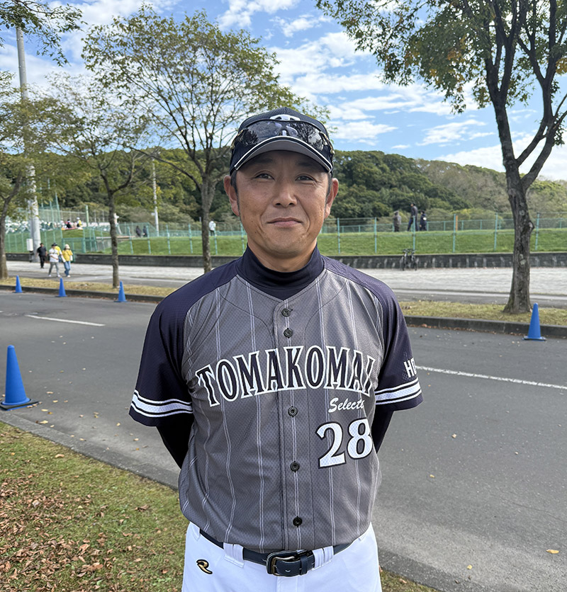 三浦コーチ(苫小牧選抜・沼ノ端スポーツ少年団所属)