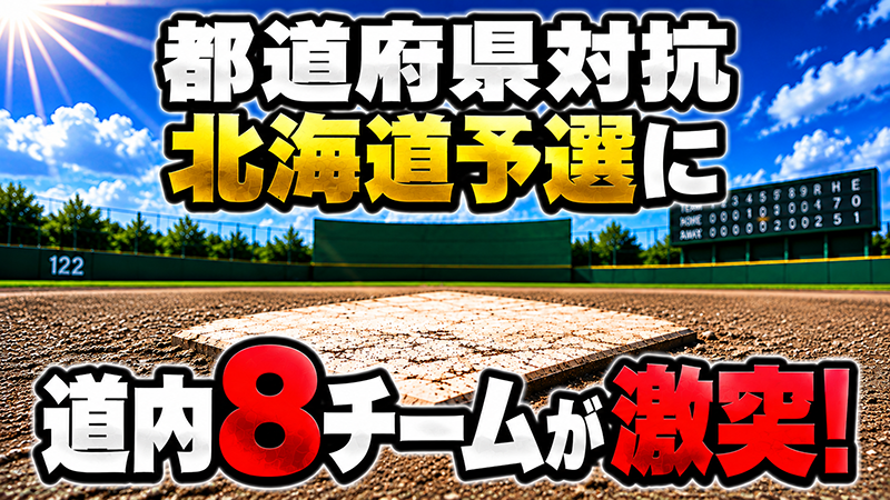 伊豆への切符は1枚！都道府県対抗・北海道予選に道内8チーム 