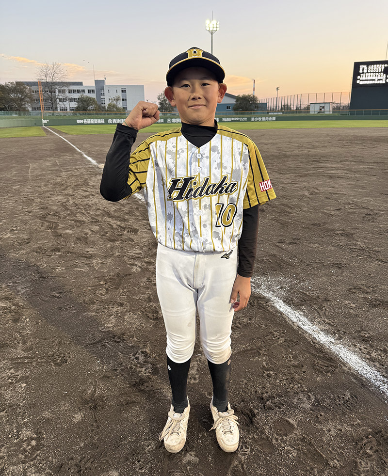 大会MVPの白石（日高選抜）