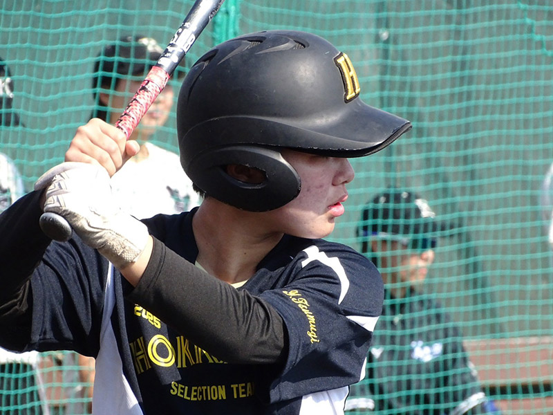 昨年の全国を経験した山下（写真・U-15女子北海道選抜）