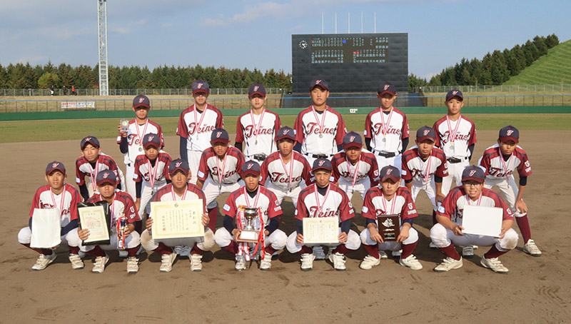 準優勝の札幌手稲ボーイズ